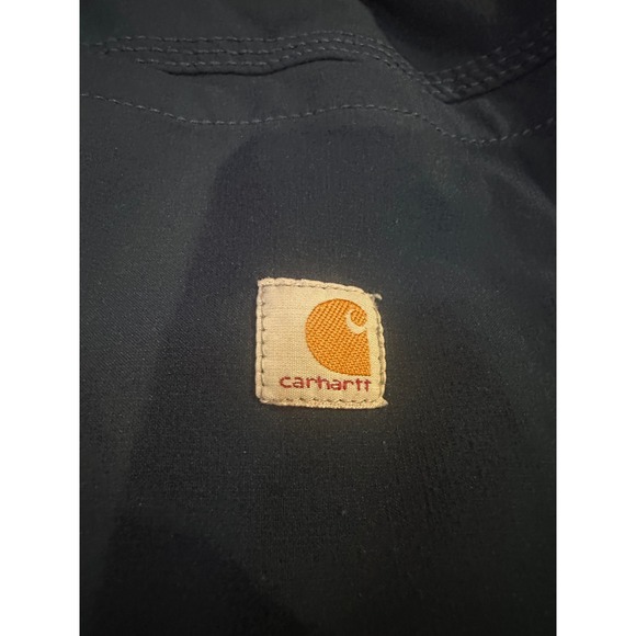 Carhartt Liberty Navy Blue V-Neck Scrub Top Modern Fit 3XL Medical Nursing - Picture 8 of 8
